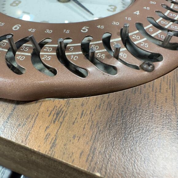 Vintage Remindometer Timer Electric Alarm Clock Mid Century Wood Retro - Picture 5 of 10